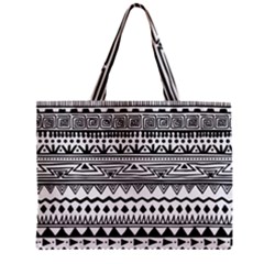 Boho-style-pattern Zipper Mini Tote Bag by Jancukart