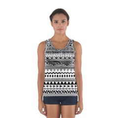 Boho-style-pattern Sport Tank Top 