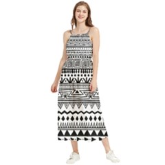 Boho-style-pattern Boho Sleeveless Summer Dress by Jancukart