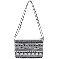 Boho-style-pattern Double Gusset Crossbody Bag