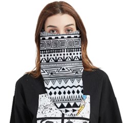 Boho-style-pattern Face Covering Bandana (triangle)