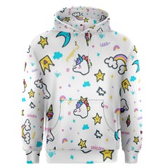 Unicorns-rainbows-seamless-pattern Men s Core Hoodie