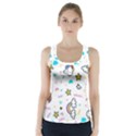 Unicorns-rainbows-seamless-pattern Racer Back Sports Top View1