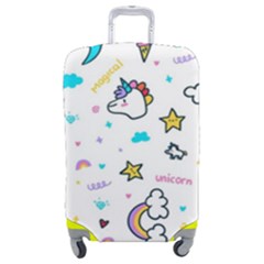 Unicorns-rainbows-seamless-pattern Luggage Cover (medium)