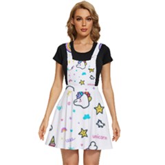 Unicorns-rainbows-seamless-pattern Apron Dress