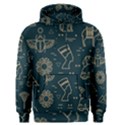 Dark-seamless-pattern-symbols-landmarks-signs-egypt -- Men s Core Hoodie View1