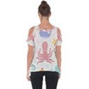 Underwater-seamless-pattern-light-background-funny Cut Out Side Drop Tee View2