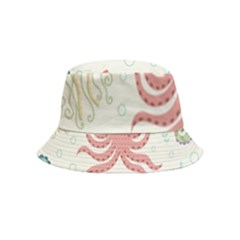 Underwater-seamless-pattern-light-background-funny Bucket Hat (kids) by Jancukart