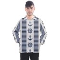 Nautical-seamless-pattern-vector-illustration Men s Half Zip Pullover View1