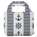 Nautical-seamless-pattern-vector-illustration Premium Foldable Grocery Recycle Bag View1