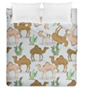 Camels-cactus-desert-pattern Duvet Cover Double Side (Queen Size) View1