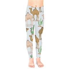 Camels-cactus-desert-pattern Kids  Leggings