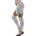 Camels-cactus-desert-pattern Lightweight Velour Leggings View3