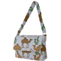 Camels-cactus-desert-pattern Full Print Messenger Bag (S) View1