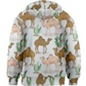 Camels-cactus-desert-pattern Kids  Zipper Hoodie Without Drawstring View2