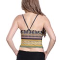 Seamless-pattern-egyptian-ornament-with-lotus-flower Spaghetti Strap Bra Top View2