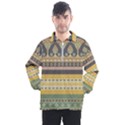 Seamless-pattern-egyptian-ornament-with-lotus-flower Men s Half Zip Pullover View1