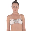 Coloured-dreamcatcher-background Halter Bandeau Bikini Top View1