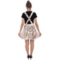 Coloured-dreamcatcher-background Velvet Suspender Skater Skirt View2