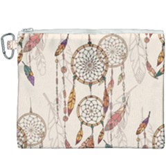 Coloured-dreamcatcher-background Canvas Cosmetic Bag (xxxl)