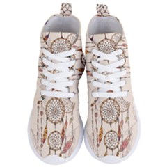 Coloured-dreamcatcher-background Women s Lightweight High Top Sneakers by Jancukart