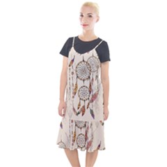 Coloured-dreamcatcher-background Camis Fishtail Dress