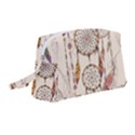 Coloured-dreamcatcher-background Wristlet Pouch Bag (Medium) View1