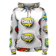 Set-colorful-comic-speech-bubbles Women s Pullover Hoodie by Jancukart