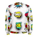 Set-colorful-comic-speech-bubbles Men s Sweatshirt View1