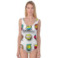 Set-colorful-comic-speech-bubbles Princess Tank Leotard 