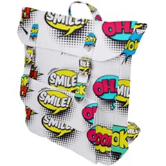 Set-colorful-comic-speech-bubbles Buckle Up Backpack