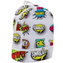 Set-colorful-comic-speech-bubbles Zip Bottom Backpack View2