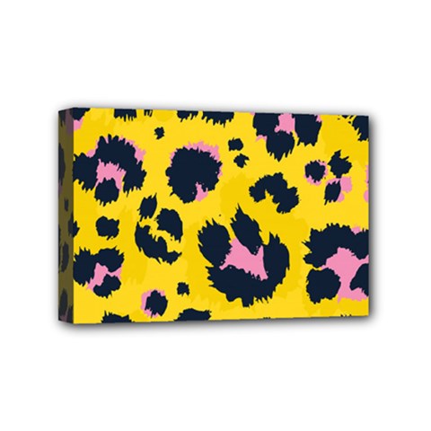 Leopard-print-seamless-pattern Mini Canvas 6  X 4  (stretched)