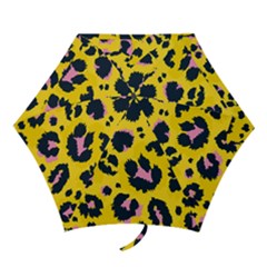 Leopard-print-seamless-pattern Mini Folding Umbrellas