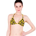 Leopard-print-seamless-pattern Bikini Top View1