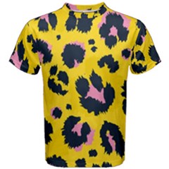 Leopard-print-seamless-pattern Men s Cotton Tee