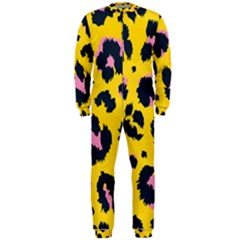 Leopard-print-seamless-pattern Onepiece Jumpsuit (men)