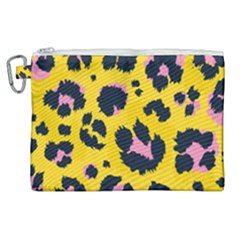 Leopard-print-seamless-pattern Canvas Cosmetic Bag (xl)