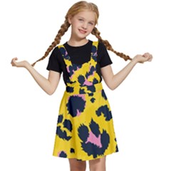 Leopard-print-seamless-pattern Kids  Apron Dress