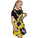 Leopard-print-seamless-pattern Kids  Apron Dress View3