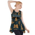 Dark-seamless-pattern-symbols-landmarks-signs-egypt Side Drop Tank Tunic View1