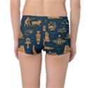 Dark-seamless-pattern-symbols-landmarks-signs-egypt Reversible Boyleg Bikini Bottoms View2