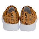 Egyptian-hieroglyphs-ancient-egypt-letters-papyrus-background-vector-old-egyptian-hieroglyph-writing Kids  Velcro No Lace Shoes View4