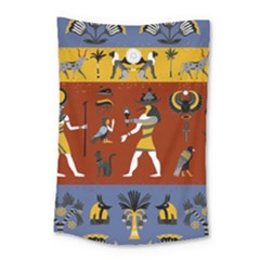 Ancient-egyptian-religion-seamless-pattern Small Tapestry