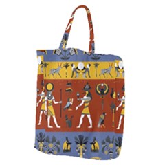 Ancient-egyptian-religion-seamless-pattern Giant Grocery Tote by Jancukart