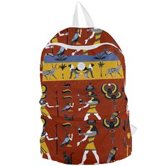 Ancient-egyptian-religion-seamless-pattern Foldable Lightweight Backpack