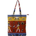 Ancient-egyptian-religion-seamless-pattern Double Zip Up Tote Bag View1