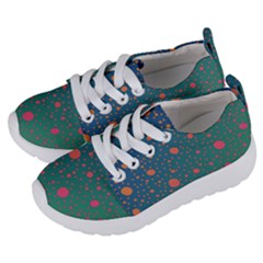 Color Pattern Dot Scrapbooking Kids  Lightweight Sports Shoes by Wegoenart