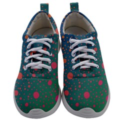 Color Pattern Dot Scrapbooking Mens Athletic Shoes by Wegoenart