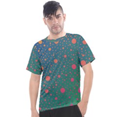 Color Pattern Dot Scrapbooking Men s Sport Top by Wegoenart